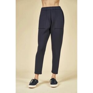 NWT Hunter Bell Siegle Pant Navy Blue Tapered Leg Elastic Waist size XS